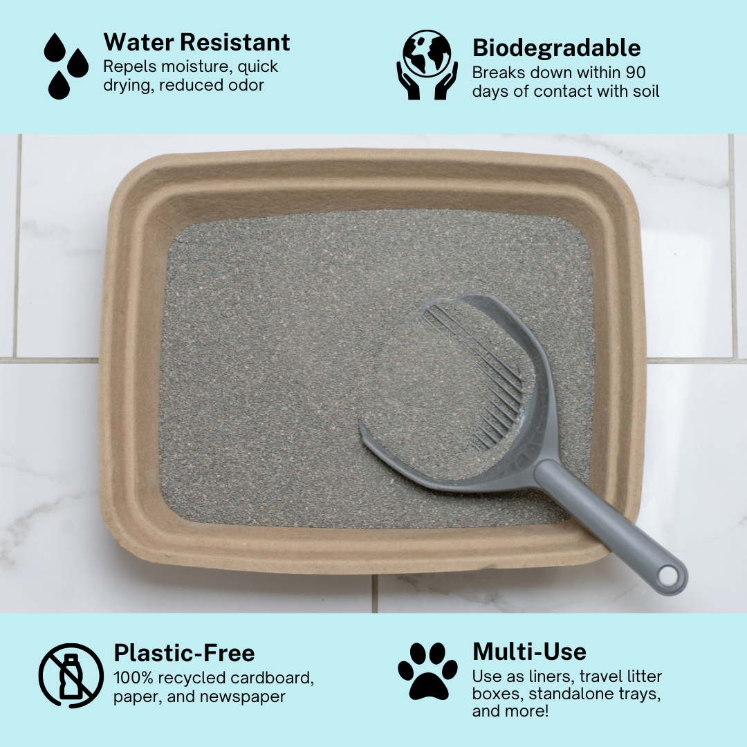 Plastic free litter sales box